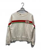 GUCCIグッチ）の古着「インターロッキングGスウェット」｜アイボリー