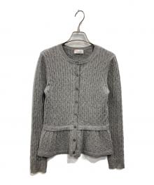 RED VALENTINO（レッドヴァレンティノ）の古着「ニットカーディガン」｜グレー