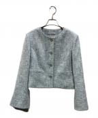 FOXEY NEWYORKフォクシーニューヨーク）の古着「JANETTE JACKET」｜ブルー