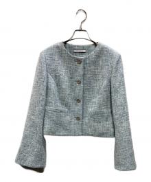 FOXEY NEWYORK（フォクシーニューヨーク）の古着「JANETTE JACKET」｜ブルー