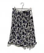 TORY BURCHトリーバーチ）の古着「総柄スカート」｜ネイビー