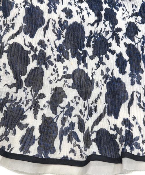 TORY BURCH（トリーバーチ）TORY BURCH (トリーバーチ) 総柄スカート ネイビー サイズ:2の古着・服飾アイテム