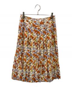 中古・古着通販】TORY BURCH (トリーバーチ) 花柄シルクプリーツ