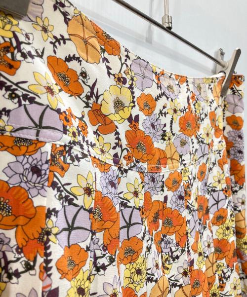 TORY BURCH（トリーバーチ）TORY BURCH (トリーバーチ) 総柄スカート ブラウン サイズ:2の古着・服飾アイテム