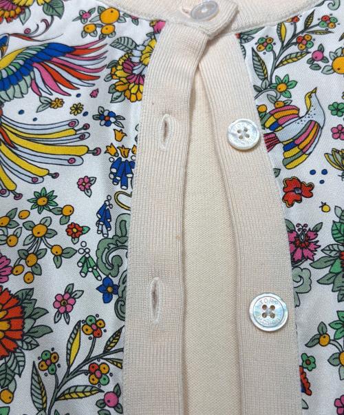 TORY BURCH（トリーバーチ）TORY BURCH (トリーバーチ) ニットカーディガン アイボリー サイズ:XXSの古着・服飾アイテム