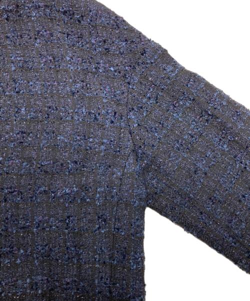 BALLSEY（ボールジィ）BALLSEY (ボールジィ) ツイードジャケット ネイビー サイズ:34の古着・服飾アイテム