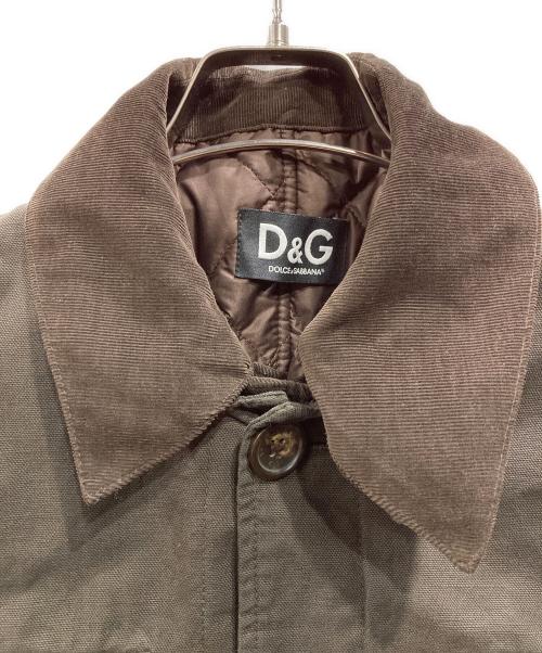 DOLCE & GABBANA（ドルチェ＆ガッバーナ）DOLCE & GABBANA (ドルチェ＆ガッバーナ) ライナー付きサファリジャケット グリーン サイズ:46の古着・服飾アイテム