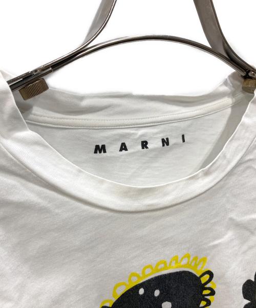 MARNI（マルニ）MARNI (マルニ) フラワープリントＴシャツ ホワイト サイズ:40の古着・服飾アイテム