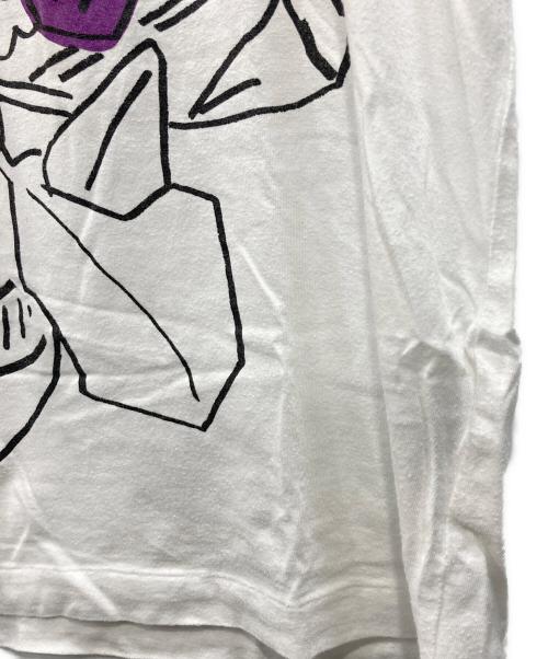 COMME des GARCONS COMME des GARCONS（コムデギャルソン コムデギャルソン）COMME des GARCONS COMME des GARCONS (コムデギャルソン コムデギャルソン) フラワープリントＴシャツ ホワイト サイズ:Mの古着・服飾アイテム