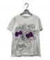 COMME des GARCONS COMME des GARCONS（コムデギャルソン コムデギャルソン）の古着「フラワープリントＴシャツ」｜ホワイト