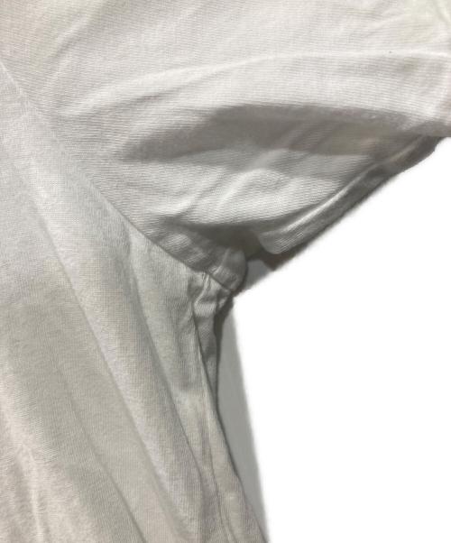 COMME des GARCONS COMME des GARCONS（コムデギャルソン コムデギャルソン）COMME des GARCONS COMME des GARCONS (コムデギャルソン コムデギャルソン) フリルヘムTシャツ ホワイト サイズ:Mの古着・服飾アイテム