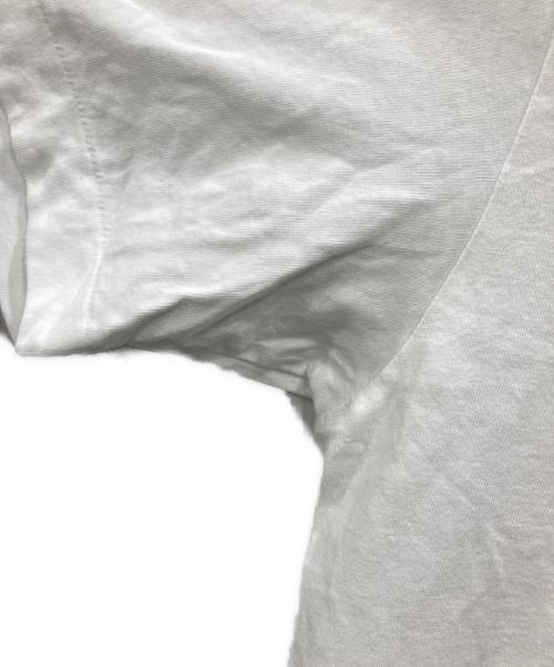 COMME des GARCONS COMME des GARCONS（コムデギャルソン コムデギャルソン）COMME des GARCONS COMME des GARCONS (コムデギャルソン コムデギャルソン) フリルヘムTシャツ ホワイト サイズ:Mの古着・服飾アイテム
