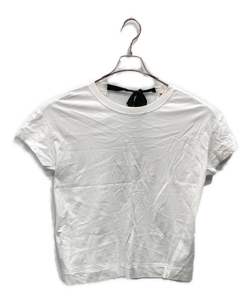 MARNI（マルニ）MARNI (マルニ) バックリボン Tシャツ ホワイト サイズ:38の古着・服飾アイテム