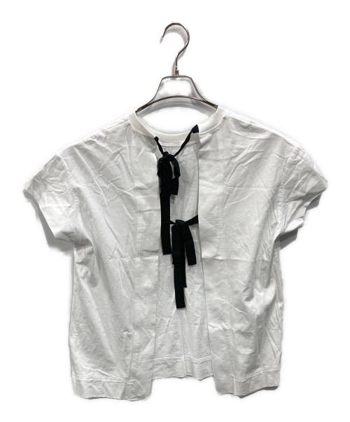 MARNI（マルニ）MARNI (マルニ) バックリボン Tシャツ ホワイト サイズ:38の古着・服飾アイテム