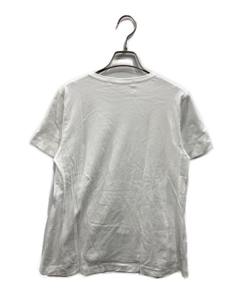 COMME des GARCONS COMME des GARCONS（コムデギャルソン コムデギャルソン）COMME des GARCONS COMME des GARCONS (コムデギャルソン コムデギャルソン) フロントリボン半袖カットソー ホワイト サイズ:SIZE Mの古着・服飾アイテム