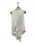 ISSEY MIYAKE FETE (イッセイミヤケフェット) ノースリーブカットソー ホワイト サイズ:M：8000円
