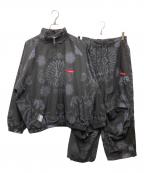 GALFY×GALLIS ADDICTIONガルフィー×ガリスアディクション）の古着「総柄セットアップ」｜ブラック