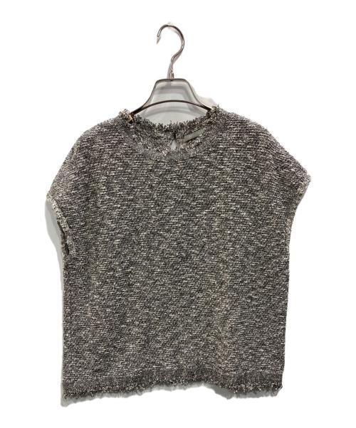 theory luxe（セオリーリュクス）theory luxe (セオリーリュクス) ノースリーブニット グレー サイズ:38の古着・服飾アイテム