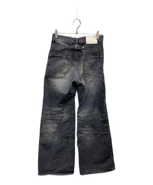 CAMPHOR WOOD（カンファーウッド）CAMPHOR WOOD (カンファーウッド) CRUSH FADE SIDE SEEM BOOTS CUT JEANS グレー サイズ:Mの古着・服飾アイテム