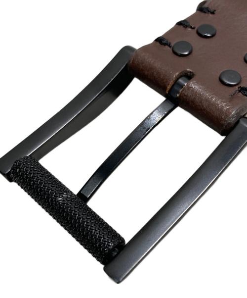 Calvin Klein（カルバンクライン）Calvin Klein (カルバンクライン) レザーベルト ブラウン サイズ:36の古着・服飾アイテム