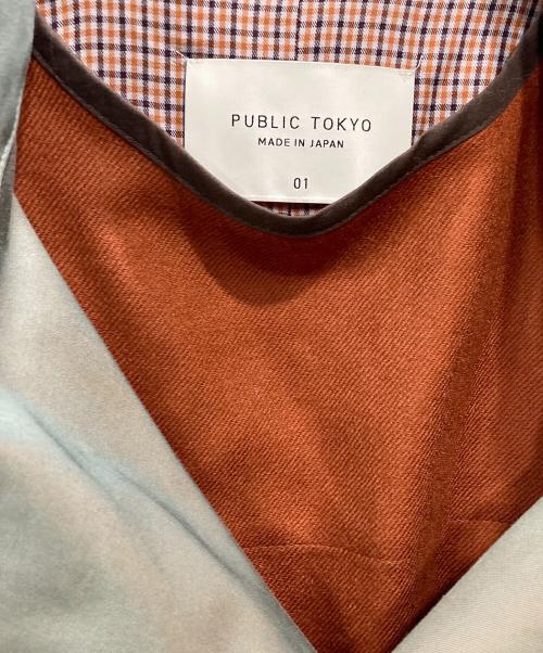 PUBLIC TOKYO（パブリックトウキョウ）PUBLIC TOKYO (パブリックトウキョウ) ハイクラス トレンチ コート ベージュ サイズ:01の古着・服飾アイテム