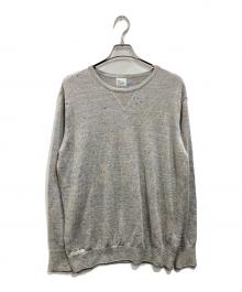 PAPAS（パパス）の古着「リネンニット」｜グレー