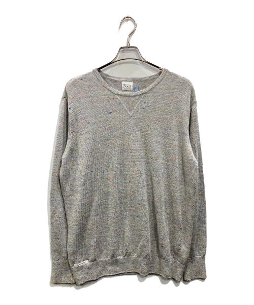PAPAS（パパス）PAPAS (パパス) リネンニット グレー サイズ:Lの古着・服飾アイテム