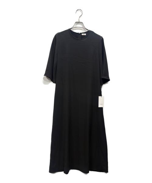 LOEFF（ロエフ）LOEFF (ロエフ) 半袖ワンピース ブラック サイズ:S 未使用品の古着・服飾アイテム