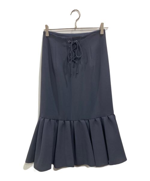 ADORE（アドーア）ADORE (アドーア) ライトジョーゼットスカート ネイビー サイズ:36の古着・服飾アイテム