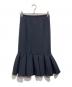 ADORE（アドーア）の古着「ライトジョーゼットスカート」｜ネイビー