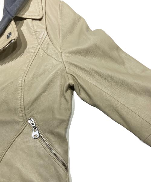 DOMA（ドマ）DOMA (ドマ) ラムレザージャケット カーキ サイズ:smallの古着・服飾アイテム