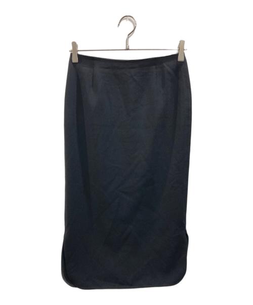 MUSE（ミューズ）MUSE (ミューズ) トリアセジョーゼットペンシルスカート ブラック サイズ:36の古着・服飾アイテム