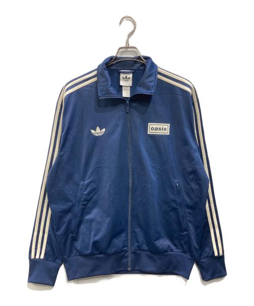 adidas Originals（アディダスオリジナル）adidas originals (アディダスオリジナル) oasis (オアシス) ツアー ファイヤーバード トラックトップ ネイビー サイズ:2XLの古着・服飾アイテム