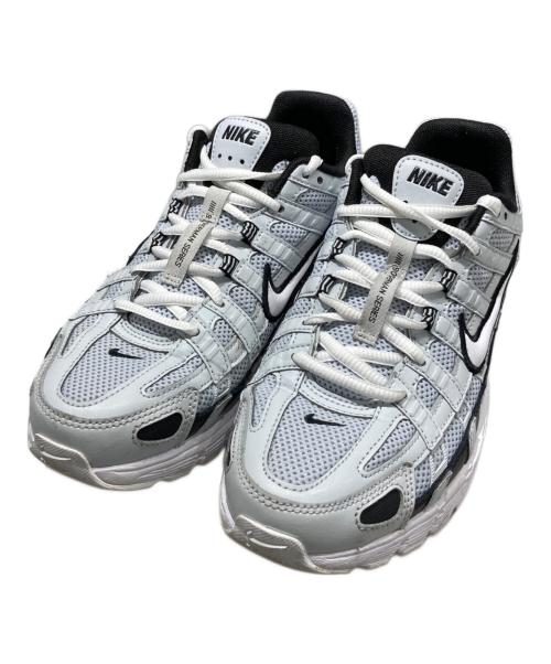 NIKE（ナイキ）NIKE (ナイキ) P-6000 PURE PLATINUM（ピー・シックスサウザンド ピュア プラチナム） ライトグレー サイズ:25㎝の古着・服飾アイテム