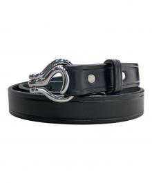 TORY LEATHER（トリーレザー）の古着「Nickel Hoof Pick Belt」｜ブラック