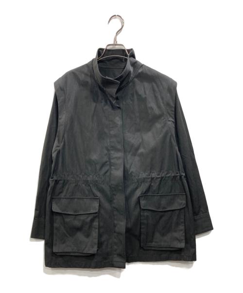 JOURNAL STANDARD relume（ジャーナルスタンダード レリューム）JOURNAL STANDARD relume (ジャーナルスタンダード レリューム) 2WAYミリタリーブルゾン ブラック サイズ:Fの古着・服飾アイテム