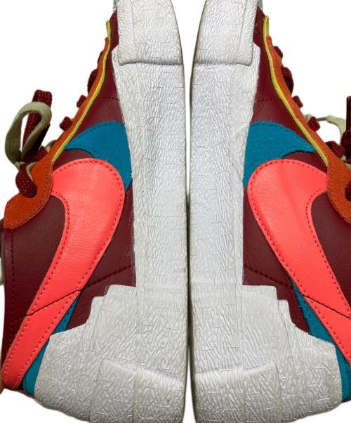 NIKE（ナイキ）NIKE (ナイキ) sacai (サカイ) BLAZER LOW ボルドー サイズ:27.5の古着・服飾アイテム