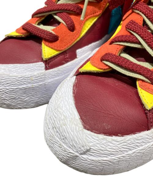 NIKE（ナイキ）NIKE (ナイキ) sacai (サカイ) BLAZER LOW ボルドー サイズ:27.5の古着・服飾アイテム