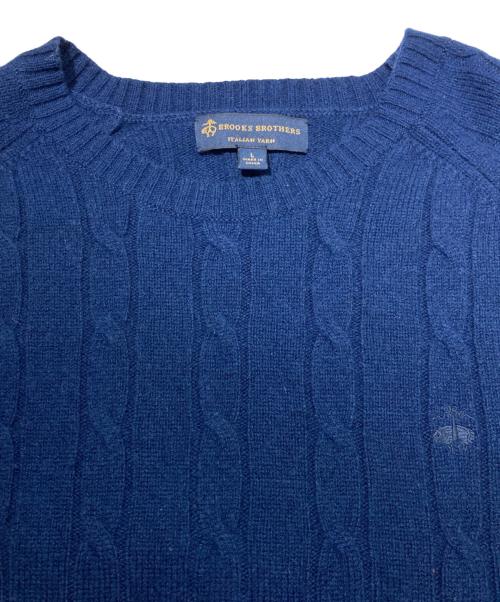 BROOKS BROTHERS（ブルックスブラザーズ）BROOKS BROTHERS (ブルックスブラザーズ) 厚手ニット ネイビー サイズ:Lの古着・服飾アイテム