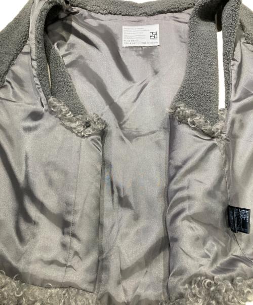 PASSIONE（パシオーネ）PASSIONE (パシオーネ) プードルファーボアベスト グレー サイズ:SIZE Mの古着・服飾アイテム