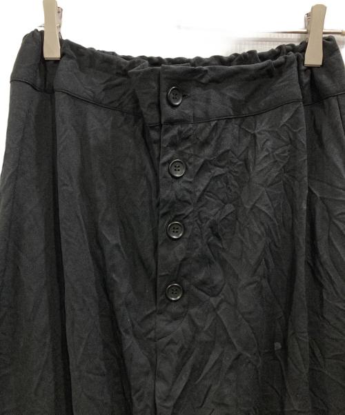 Y's（ワイズ）Y's (ワイズ) 変形スカート ブラック サイズ:2の古着・服飾アイテム