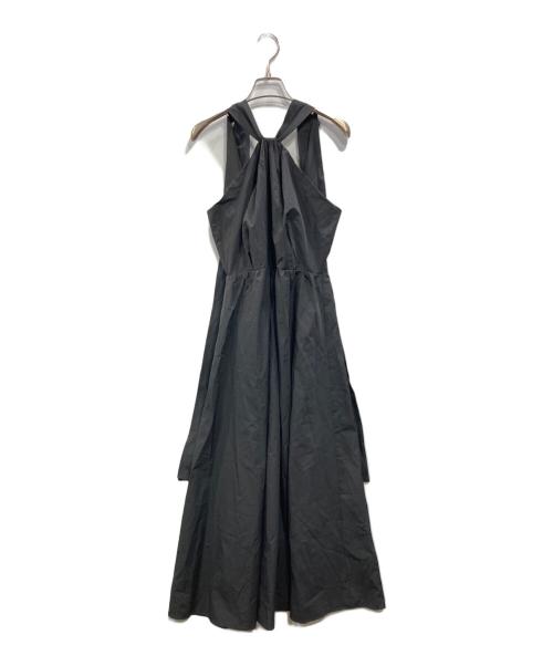 Snidel（スナイデル）Snidel (スナイデル) ホルターネックフレアワンピース ブラック サイズ:1の古着・服飾アイテム