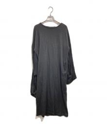 YOHJI YAMAMOTO（ヨウジヤマモト）の古着「ツイストディテール ドレス」｜ブラック