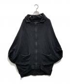 Y'sワイズ）の古着「ダブルジップパーカー」｜ブラック