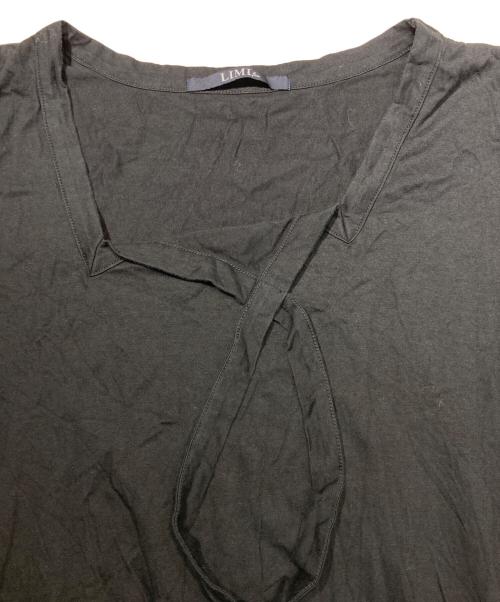 LIMI feu（リミフゥ）LIMI feu (リミフゥ) LYOCELL/COTTON JERSEY CROSS NECK DRESS ブラック サイズ:2の古着・服飾アイテム