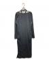 LIMI feu (リミフゥ) LYOCELL/COTTON JERSEY CROSS NECK DRESS ブラック サイズ:2：8000円