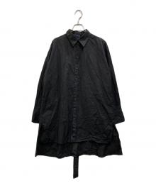 REGULATION Yohji Yamamoto（レギュレーションヨウジヤマモト）の古着「オーバーサイズデザインシャツ」｜ブラック