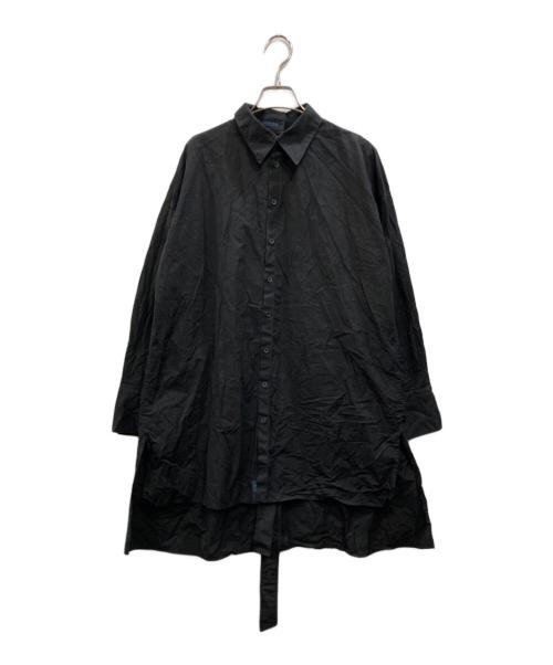 REGULATION Yohji Yamamoto（レギュレーションヨウジヤマモト）REGULATION Yohji Yamamoto (レギュレーションヨウジヤマモト) オーバーサイズデザインシャツ ブラック サイズ:2の古着・服飾アイテム