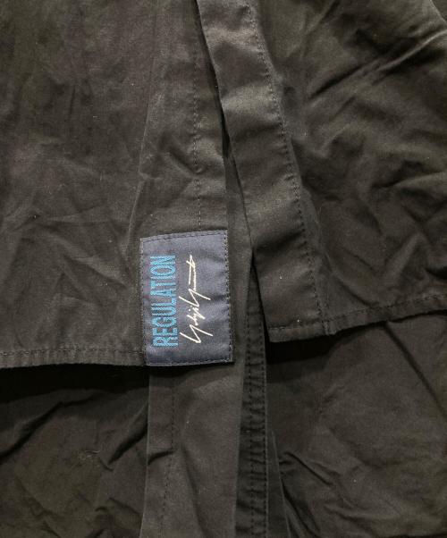 REGULATION Yohji Yamamoto（レギュレーションヨウジヤマモト）REGULATION Yohji Yamamoto (レギュレーションヨウジヤマモト) オーバーサイズデザインシャツ ブラック サイズ:2の古着・服飾アイテム