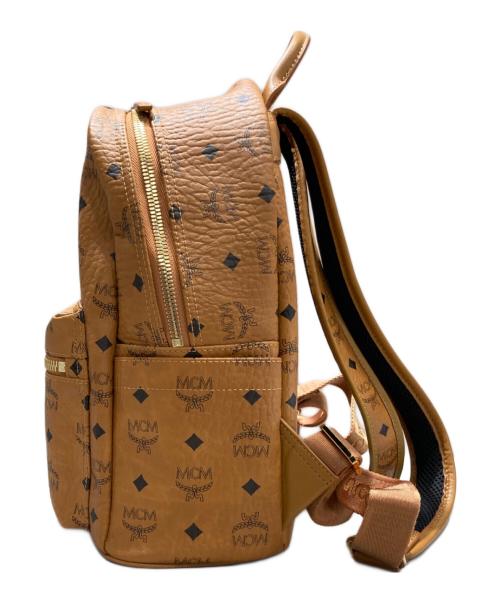MCM（エムシーエム）MCM (エムシーエム) スターク ヴィセトス クラシック バックパック スモール ブラウンの古着・服飾アイテム
